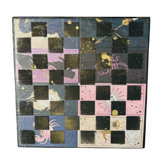 Space Collage - Scrapbook Chess Board