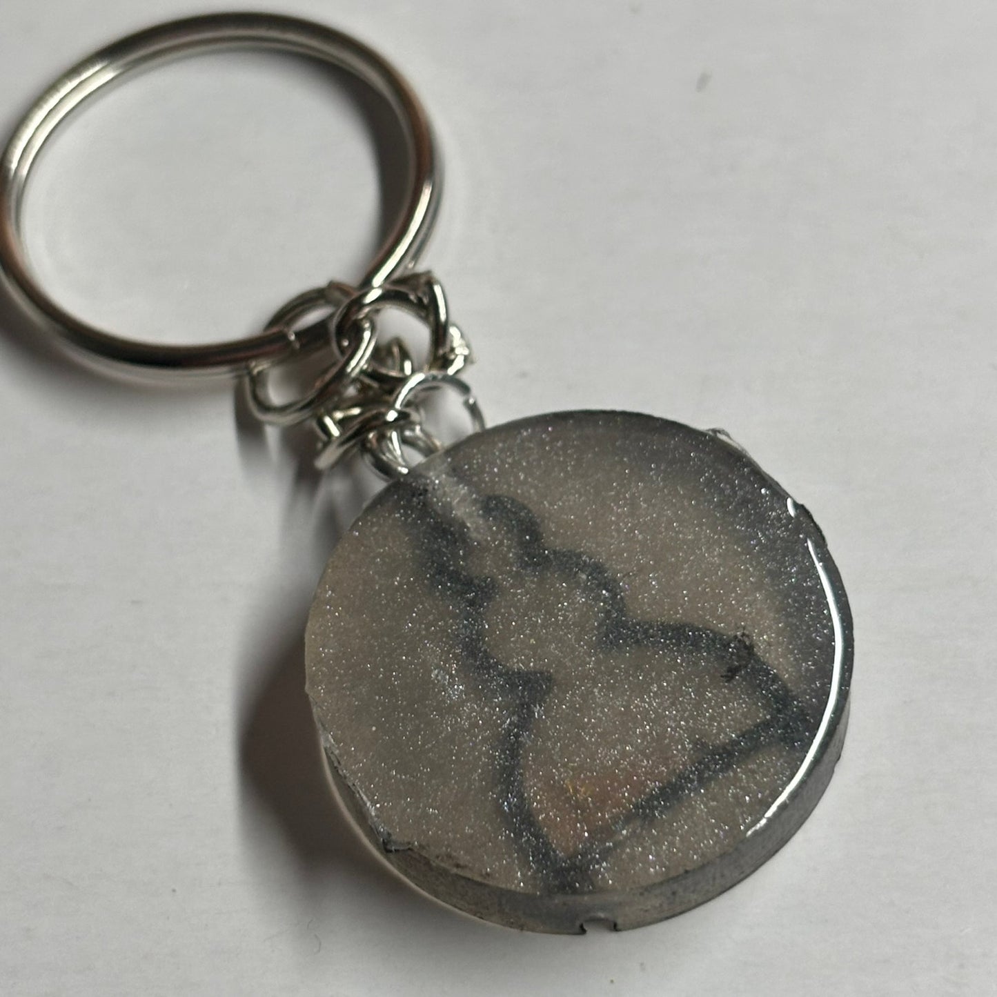 Gray Pawn - Handmade Resin Keychain