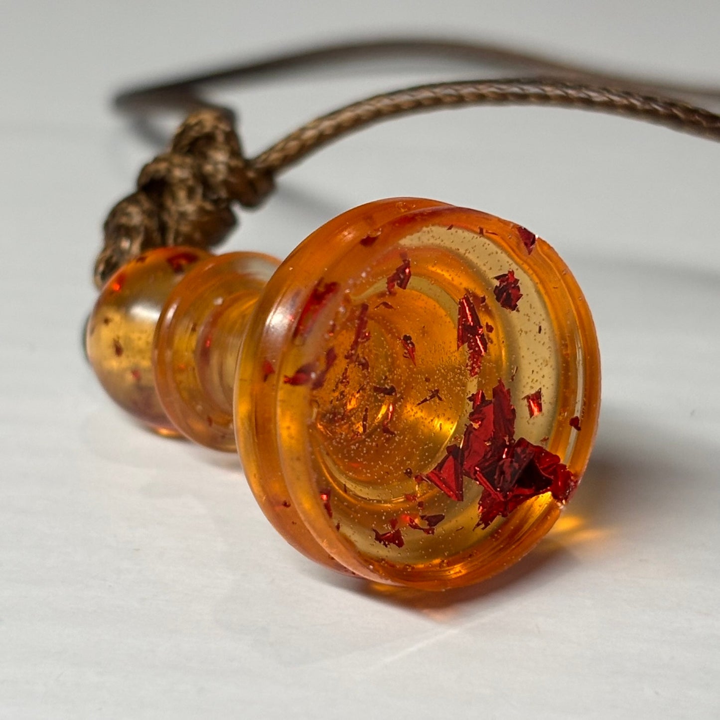 Fancy Pawn - Handmade Resin Chess Necklace