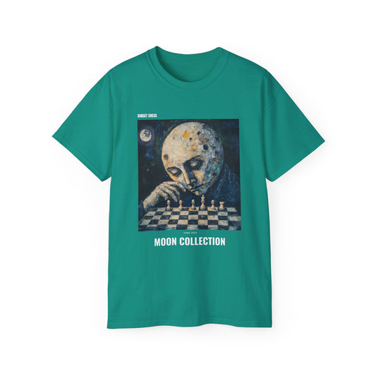 Moon Thinkers - Jade Green Chess T Shirt