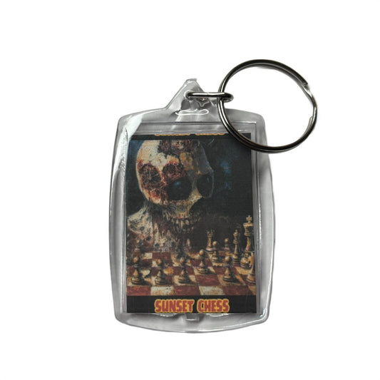 Burn Head - Chess  Photo Keychain