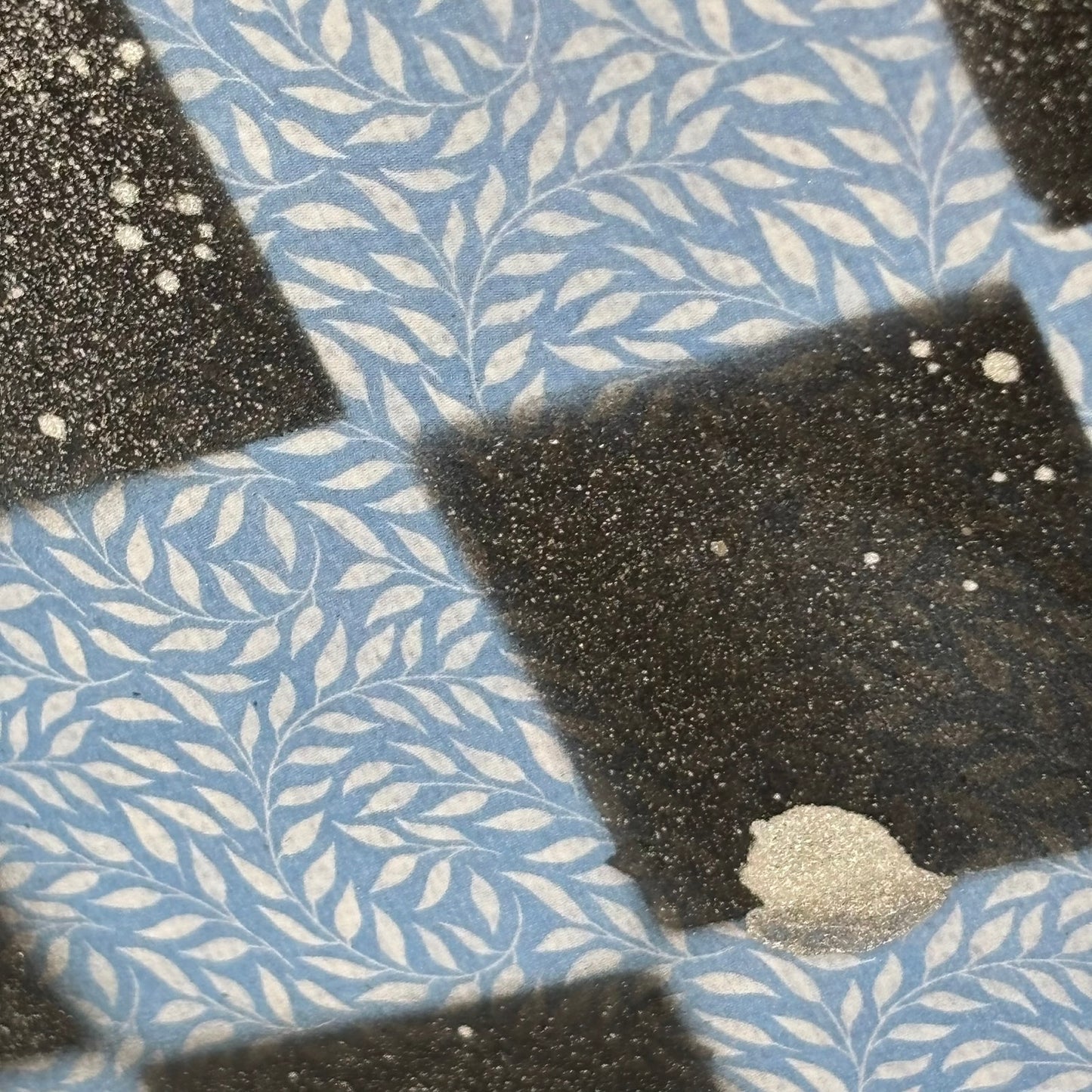 Simple Blue - Scrapbook Chess Board