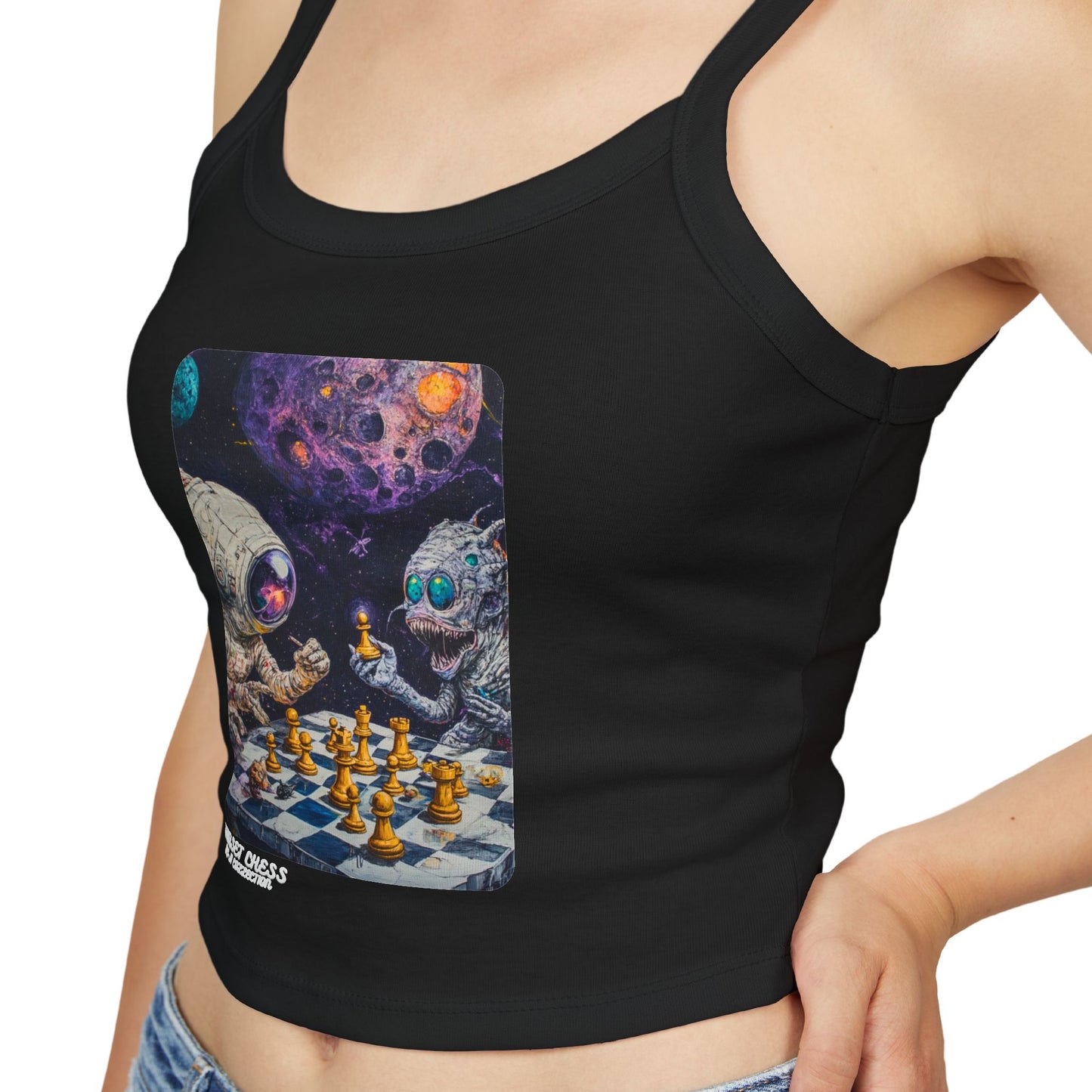 Aliens Duel - Women's Black Tank Top