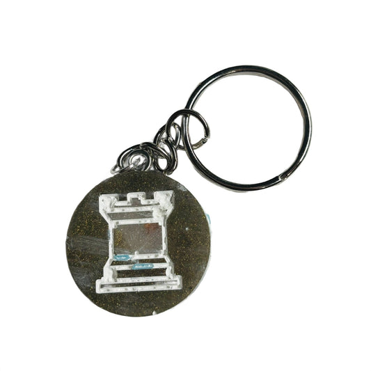 Vintage Ice Rook - Handmade Resin Keychain