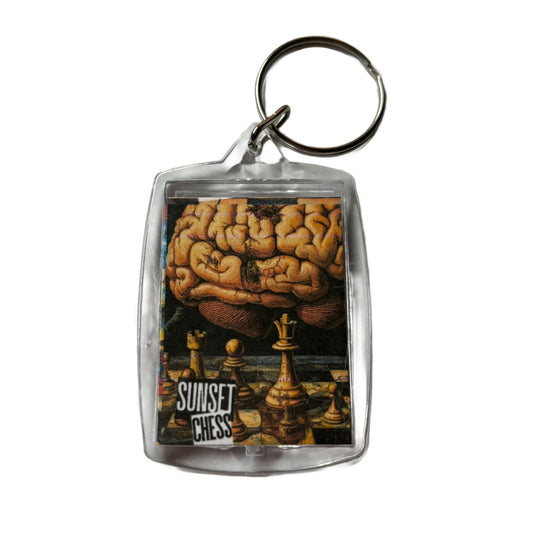 Brain Game - Chess  Photo Keychain