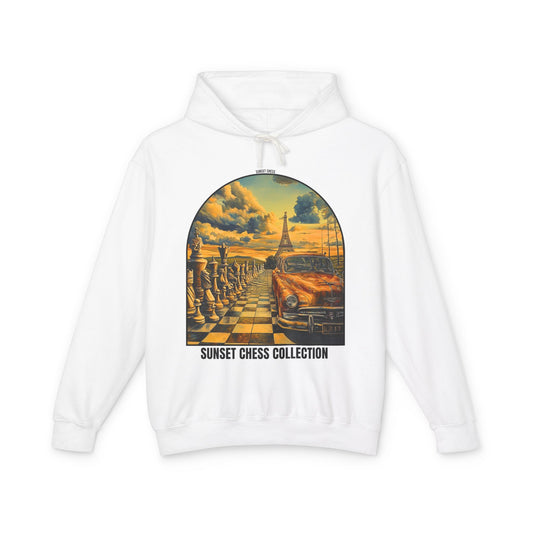 Hot Rod - White Chess Hoodie