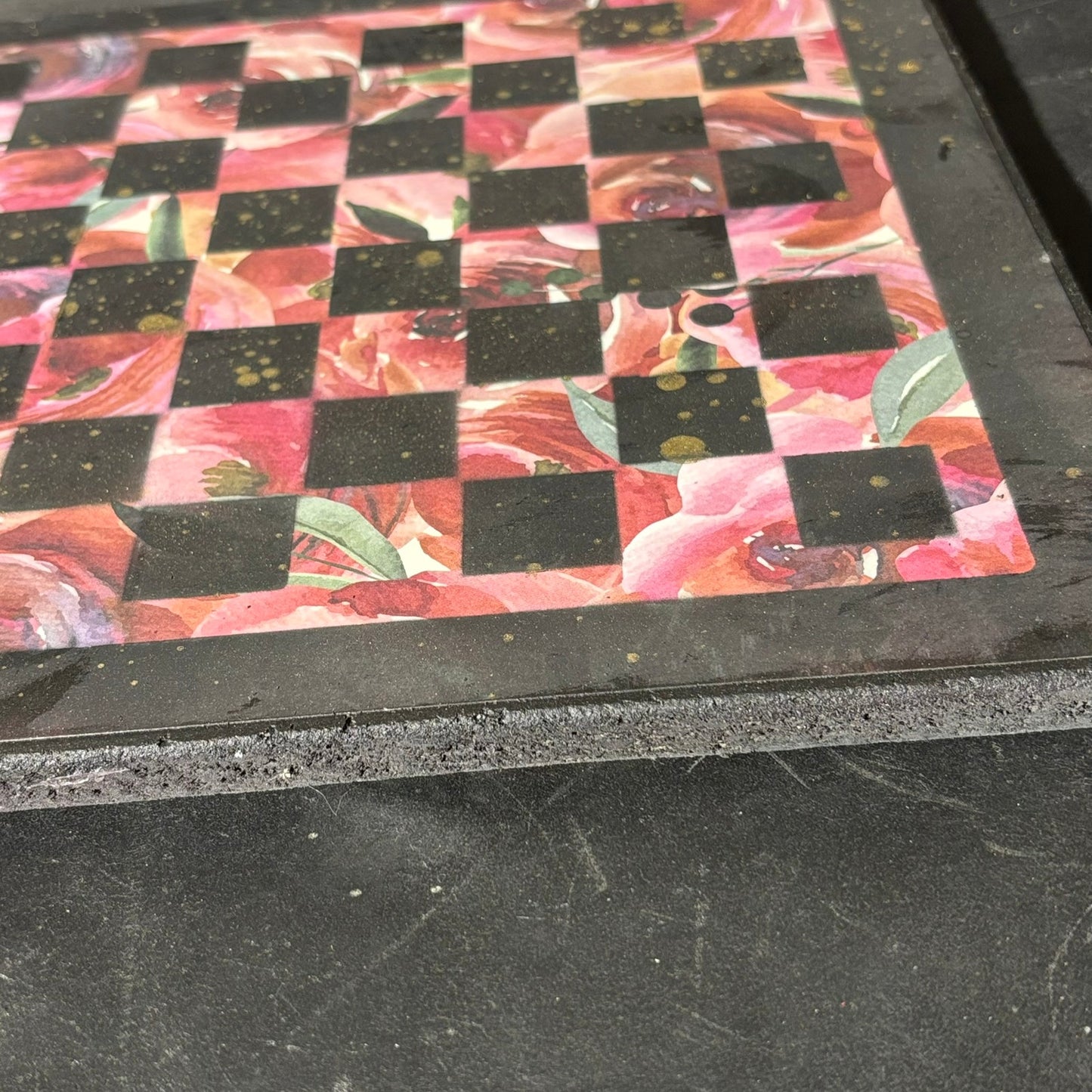 Rose Gold - Scrapbook Chess Board