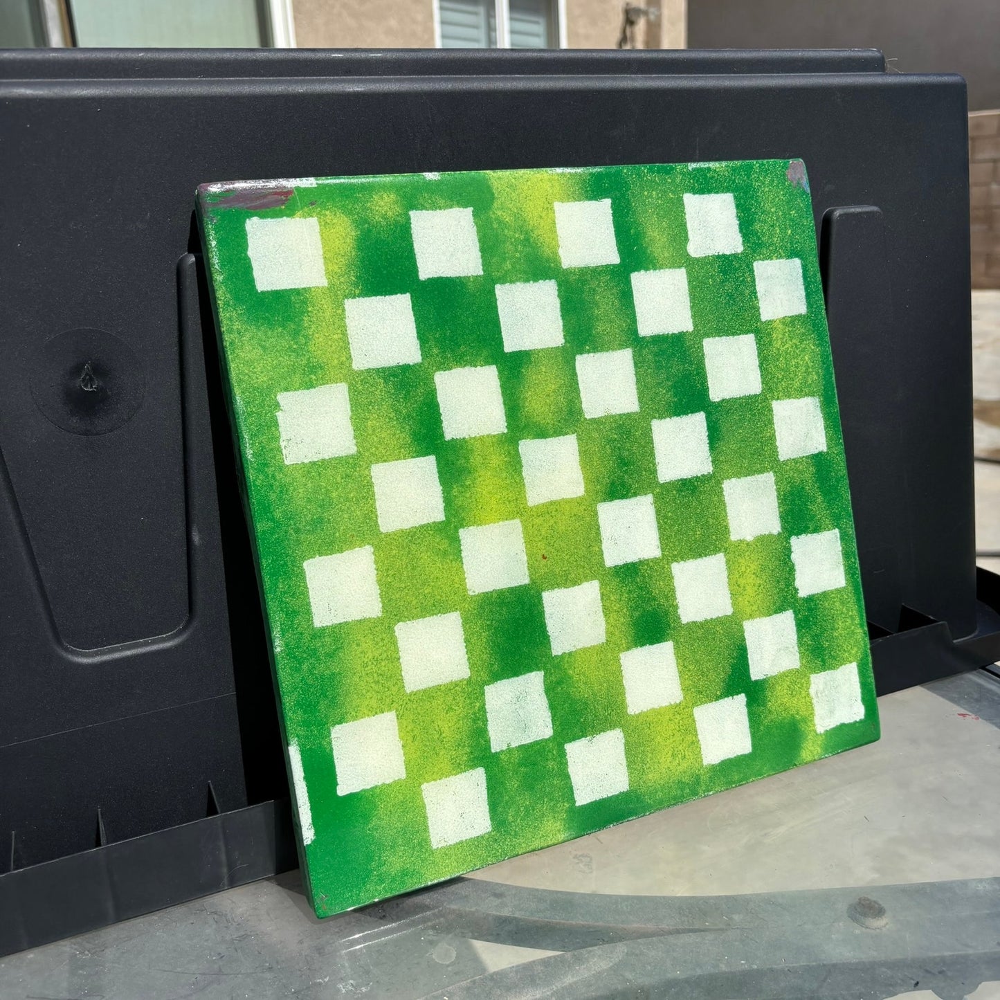 Forest Green Mix - Resin Coated Chess Board