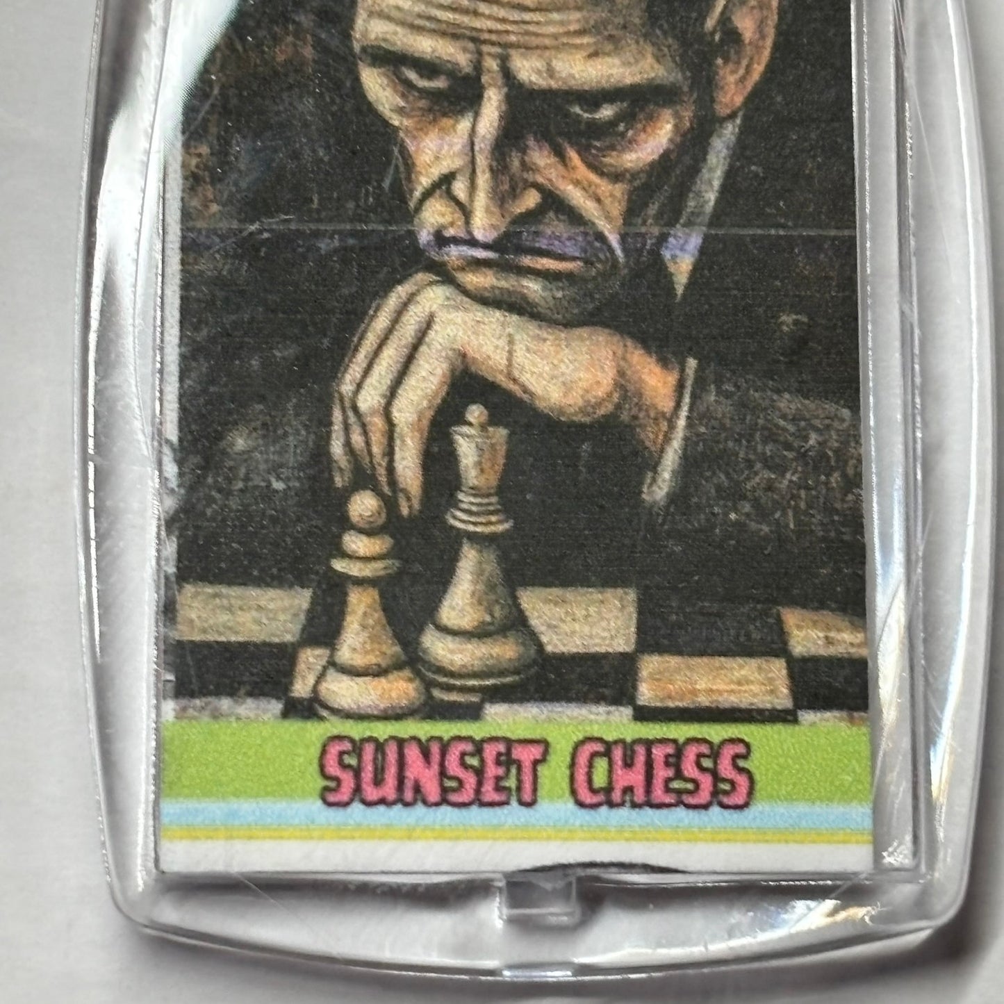 Chess Think - Chess  Photo Keychain