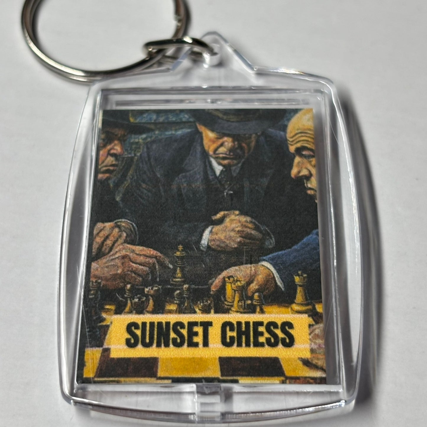 Men & Chess - Chess  Photo Keychain