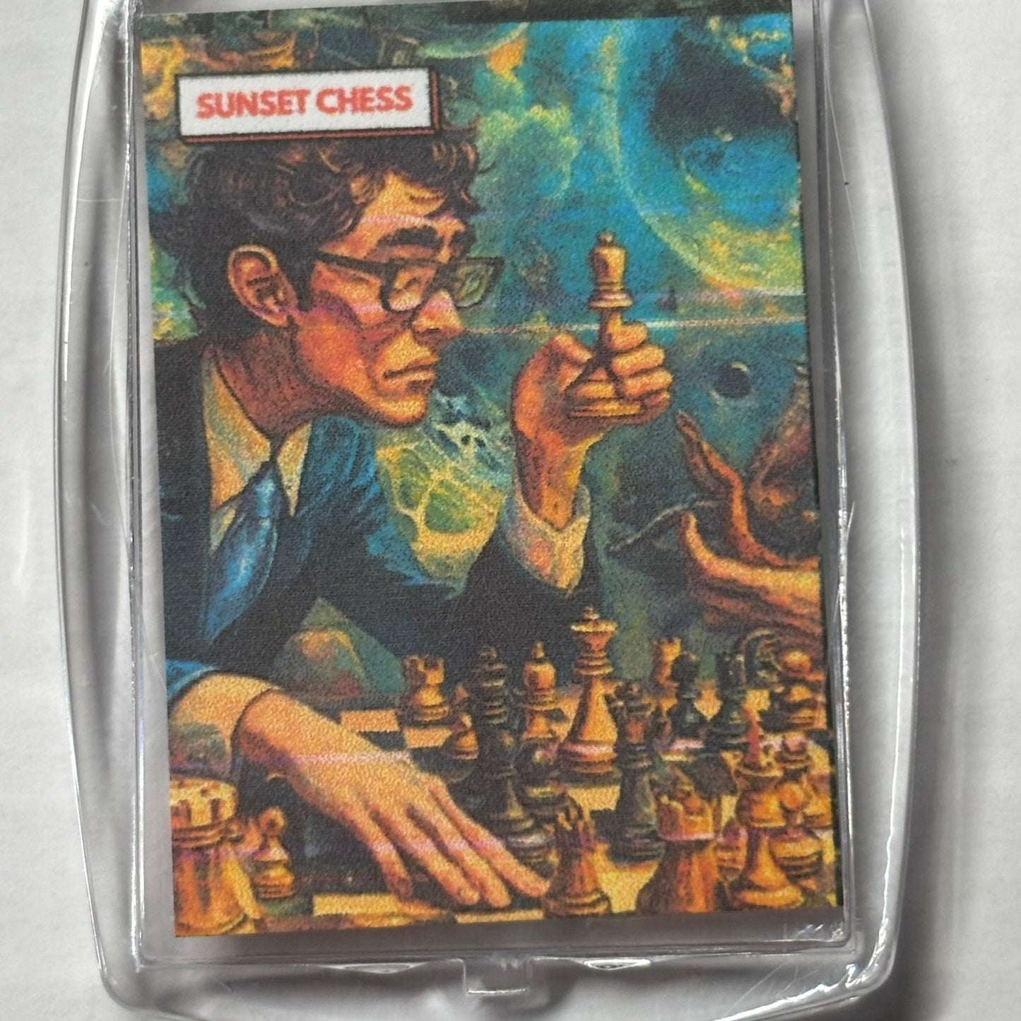 Nerds Rule - Chess  Photo Keychain