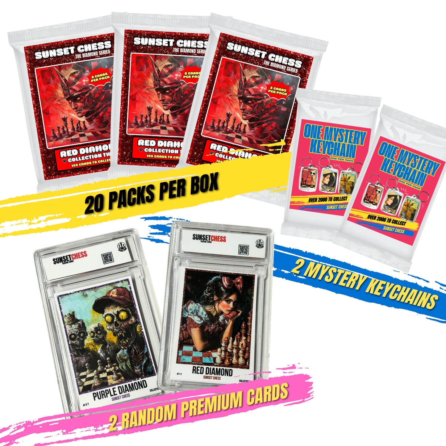 Red Diamond Part 2 - Jumbo Box Pack - Chess Trading Cards