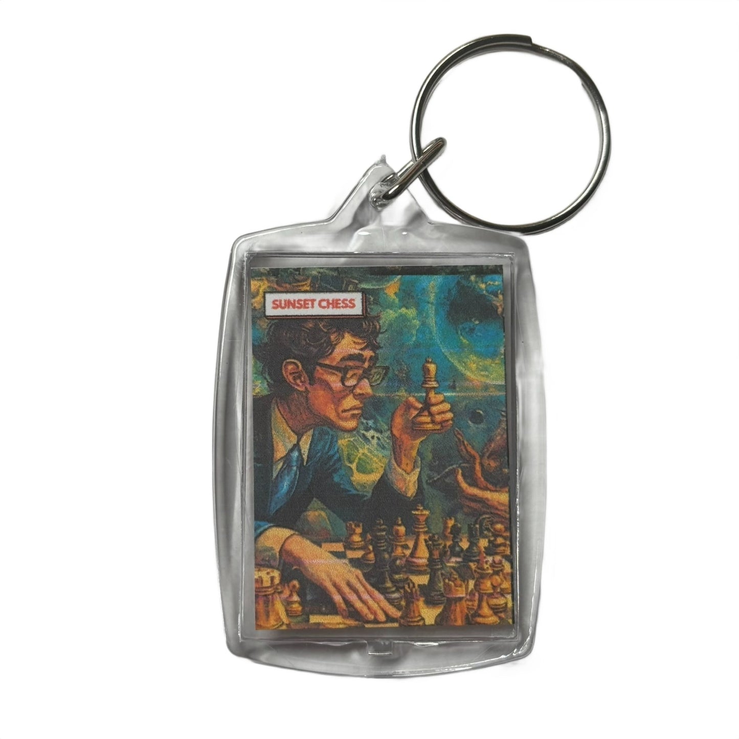 Nerds Rule - Chess  Photo Keychain