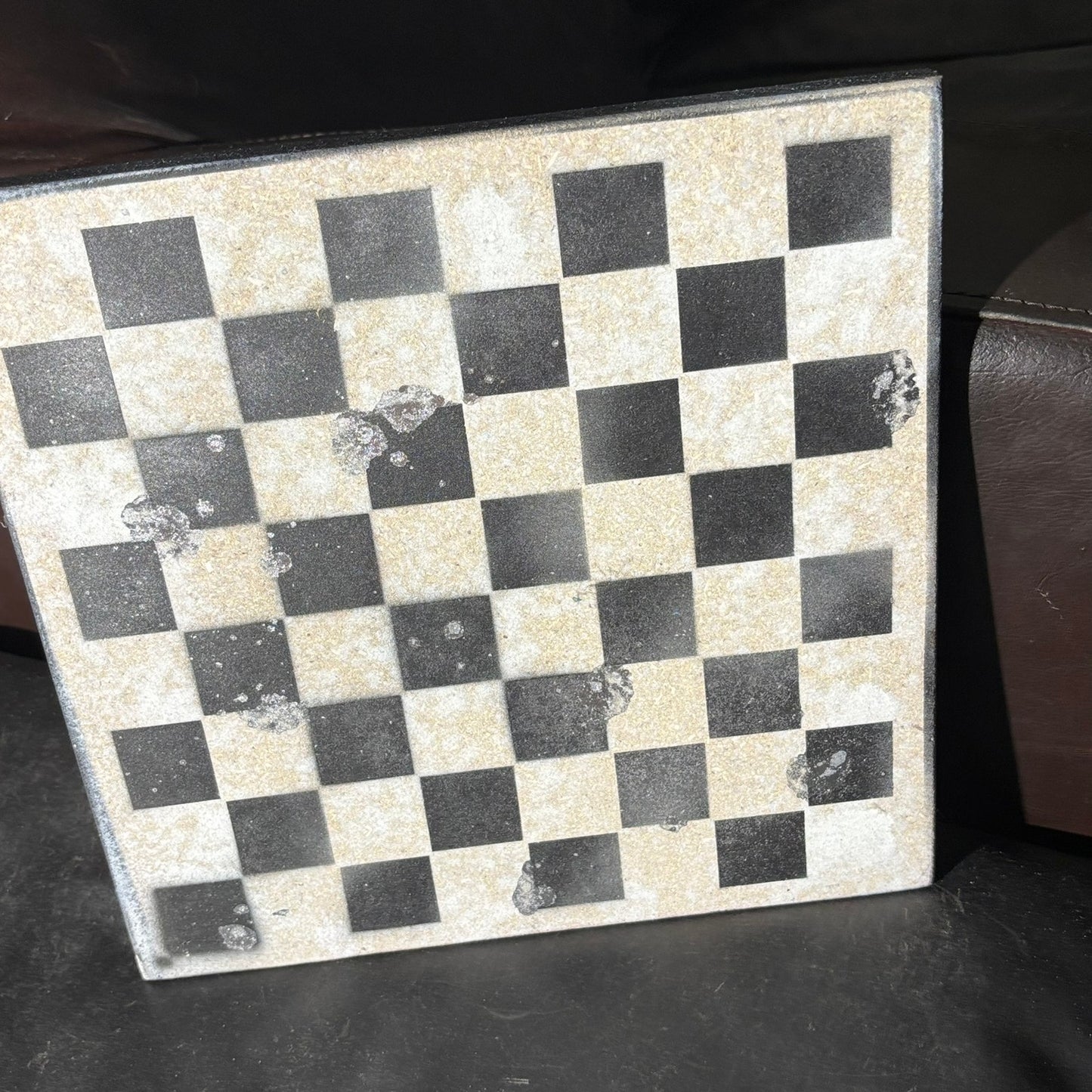 Fading White - Painted Chess Board