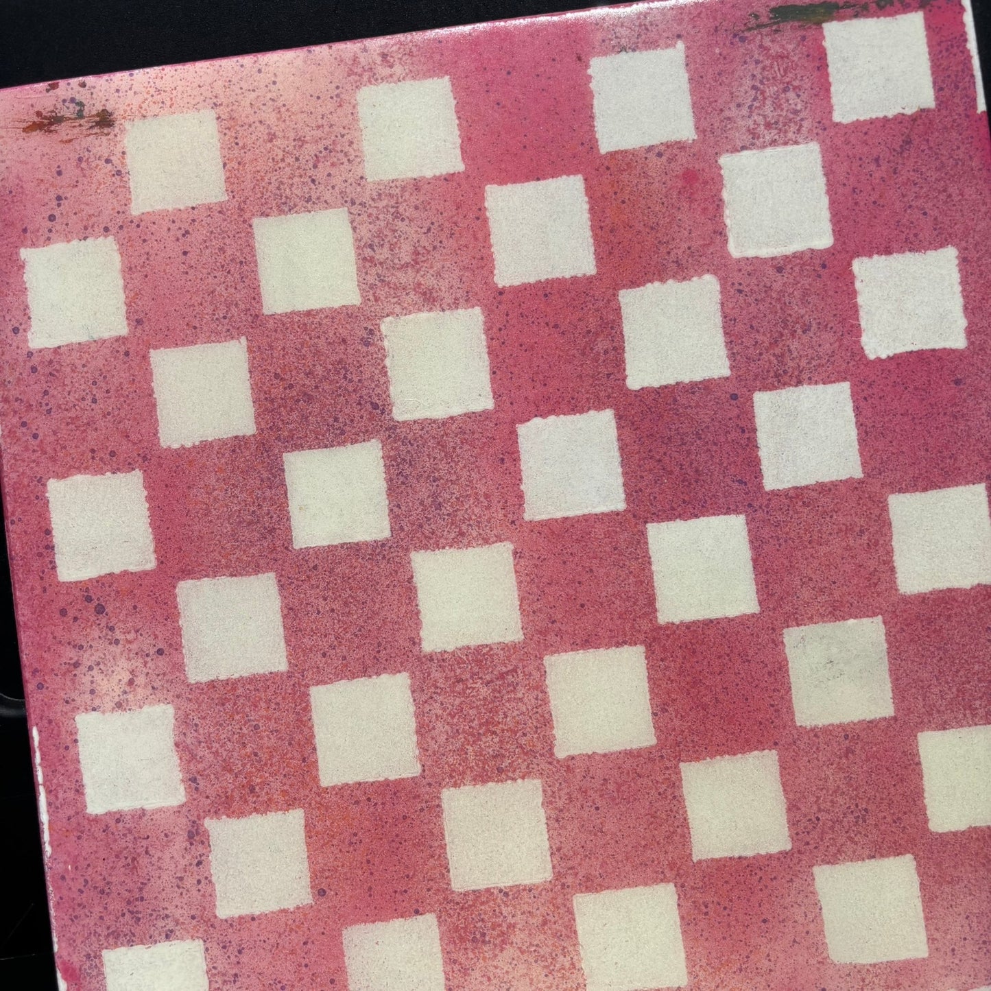 Pretty Pink - Resin Coated Chess Board
