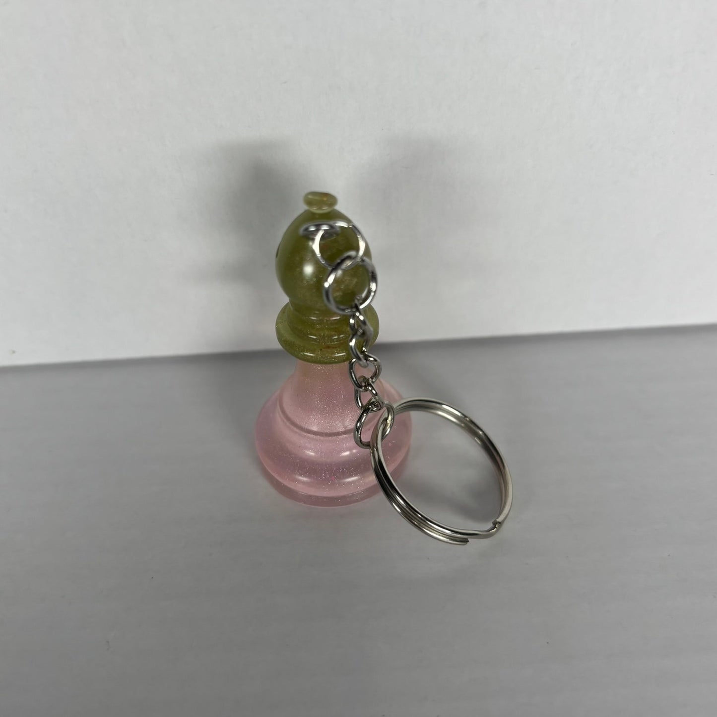 Royal Bishop Handmade Resin Keychain - One of a Kind Design