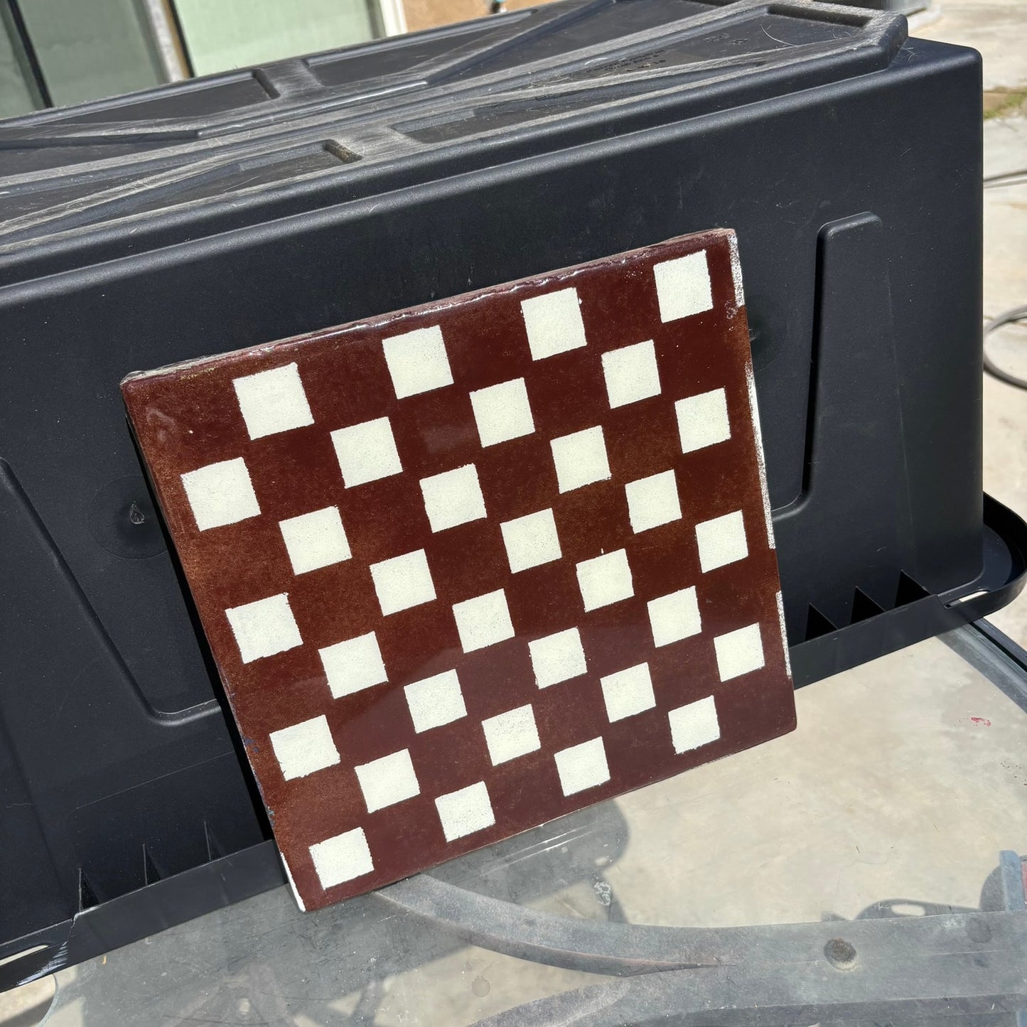 Royal Brown - Resin Coated Chess Board