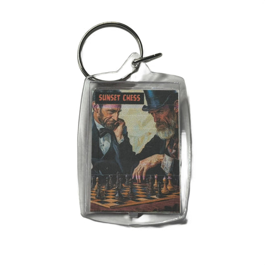 Classic Men - Chess  Photo Keychain
