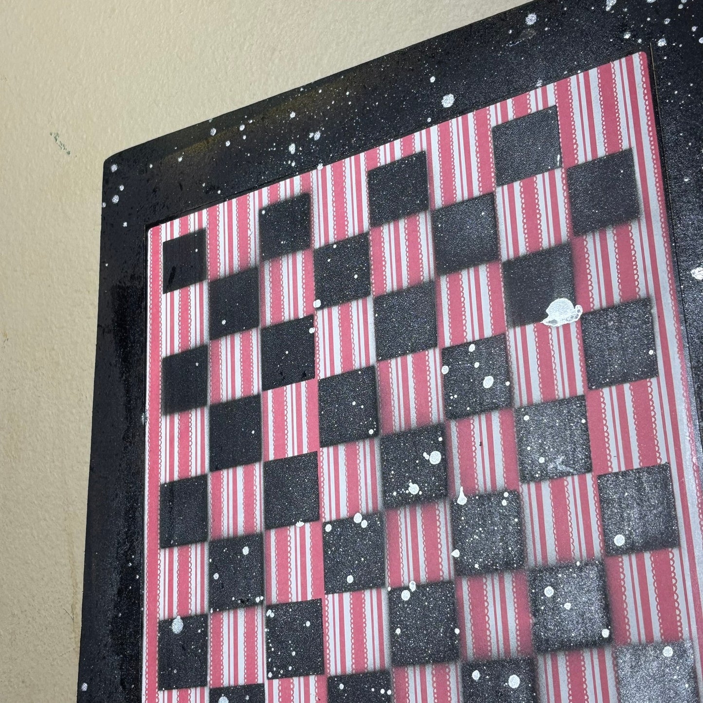 Vintage Lines - Large Scrapbook Chess Board