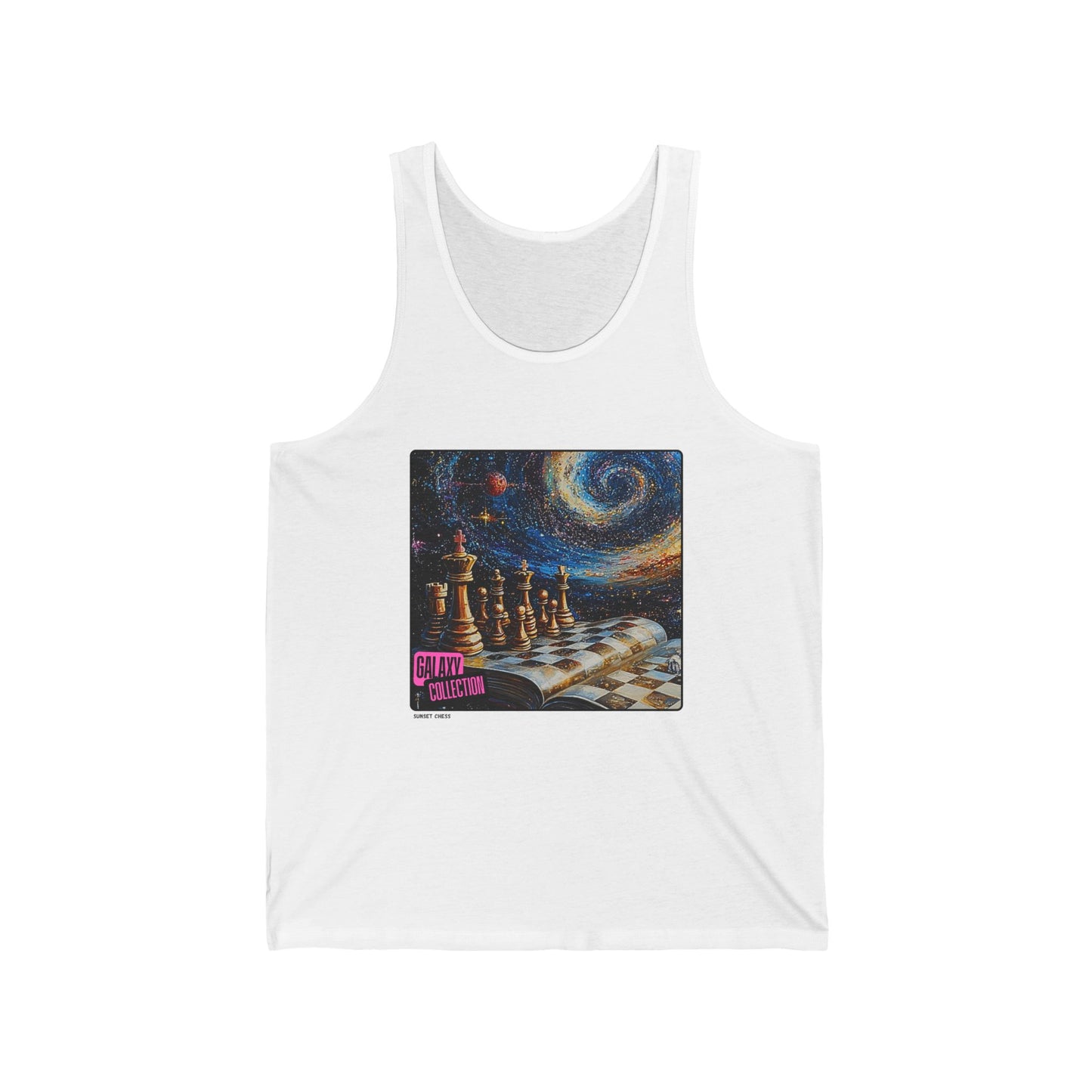Infinite Possibilities - White Chess Tank Top