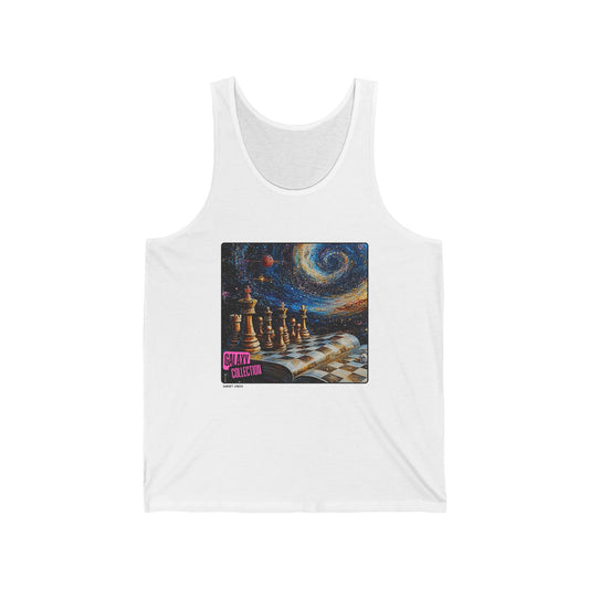 Infinite Possibilities - White Chess Tank Top