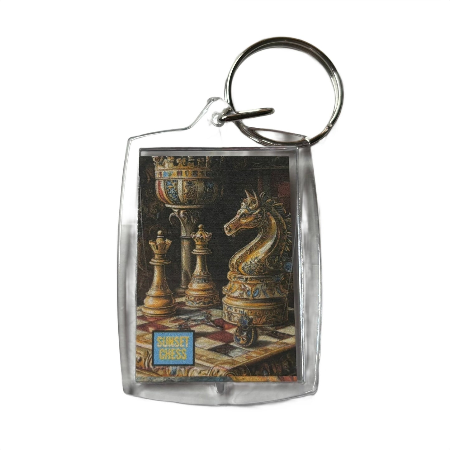 Fancy Game - Chess  Photo Keychain