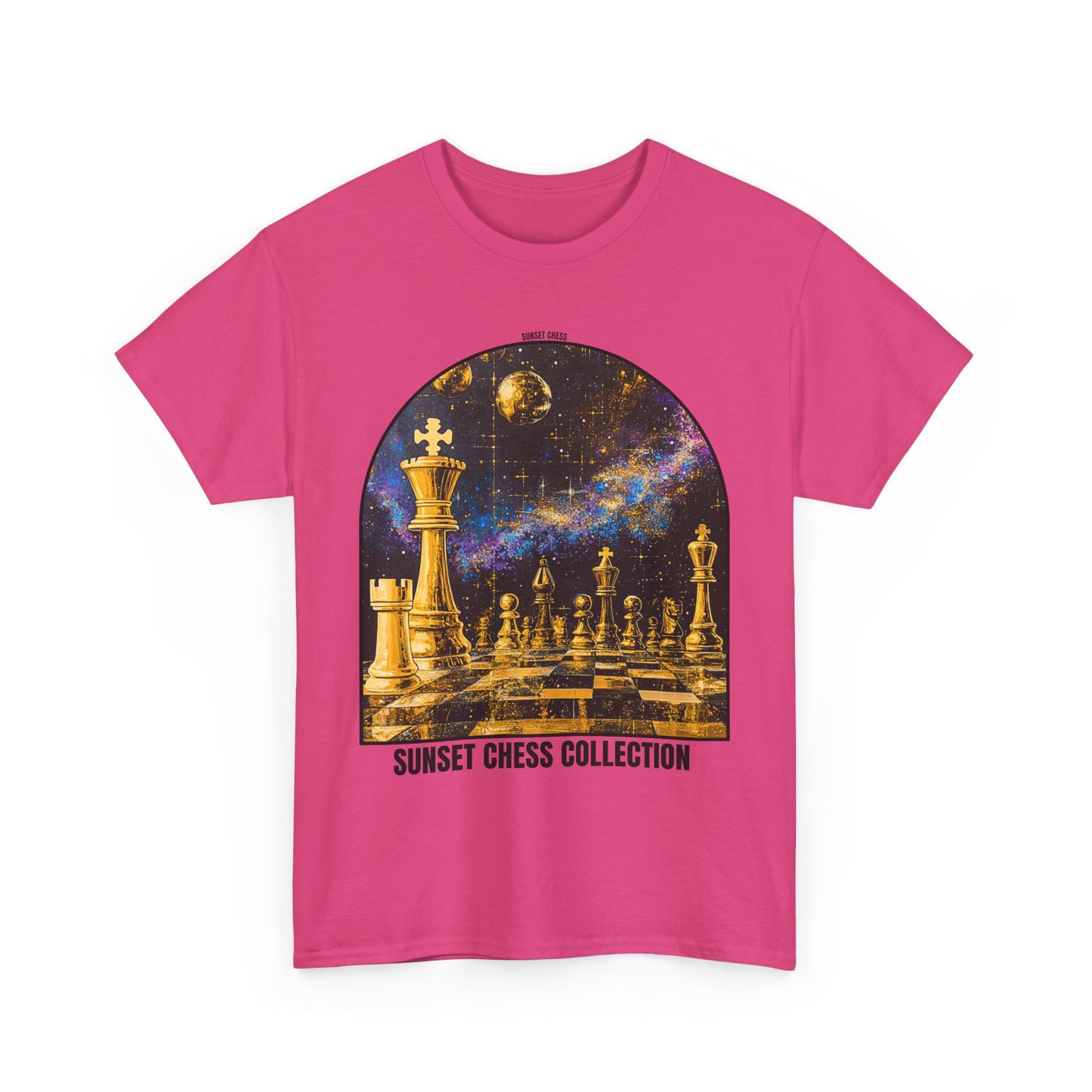 Golden Galaxy - Pink Chess T Shirt