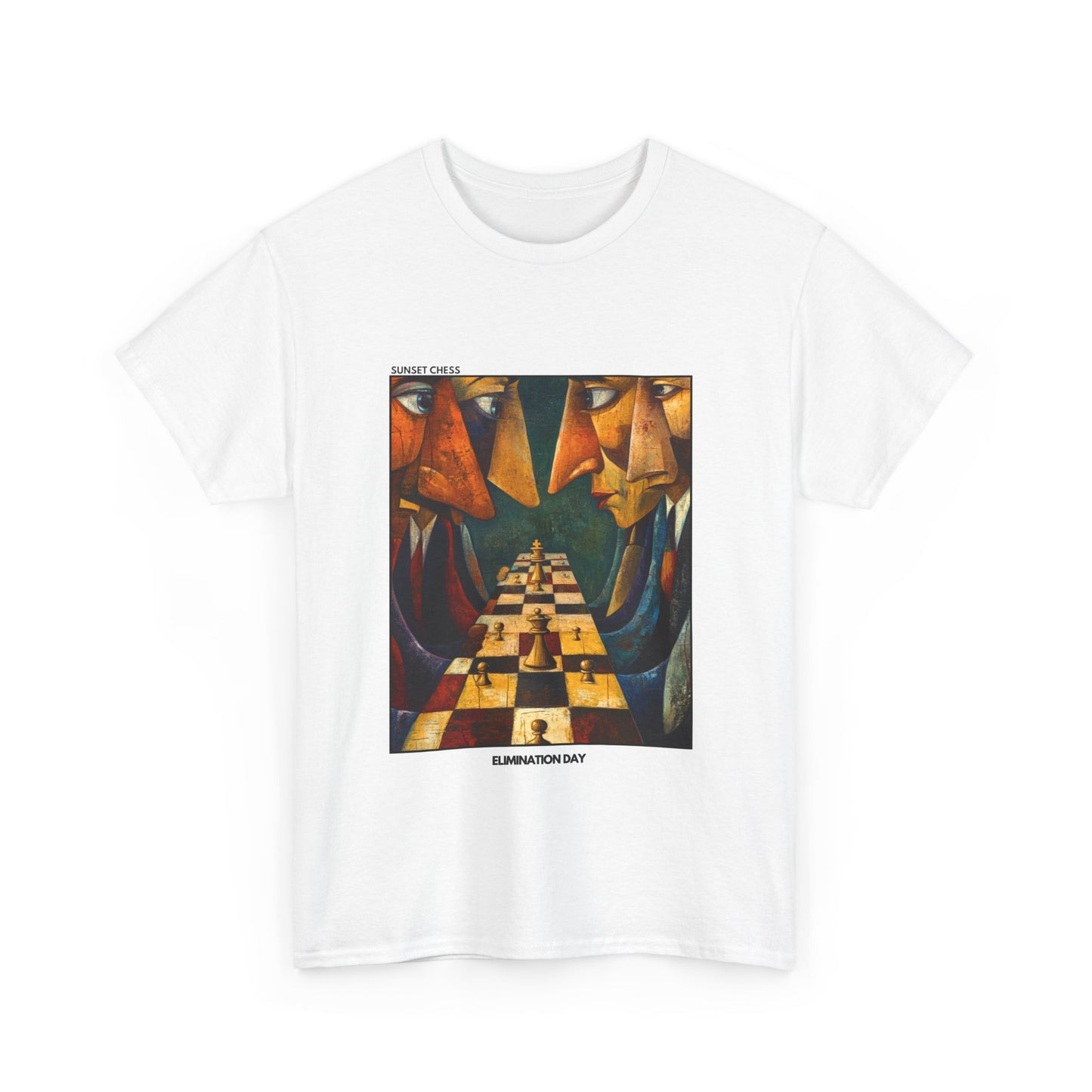 Elimination Day - White Chess T Shirt