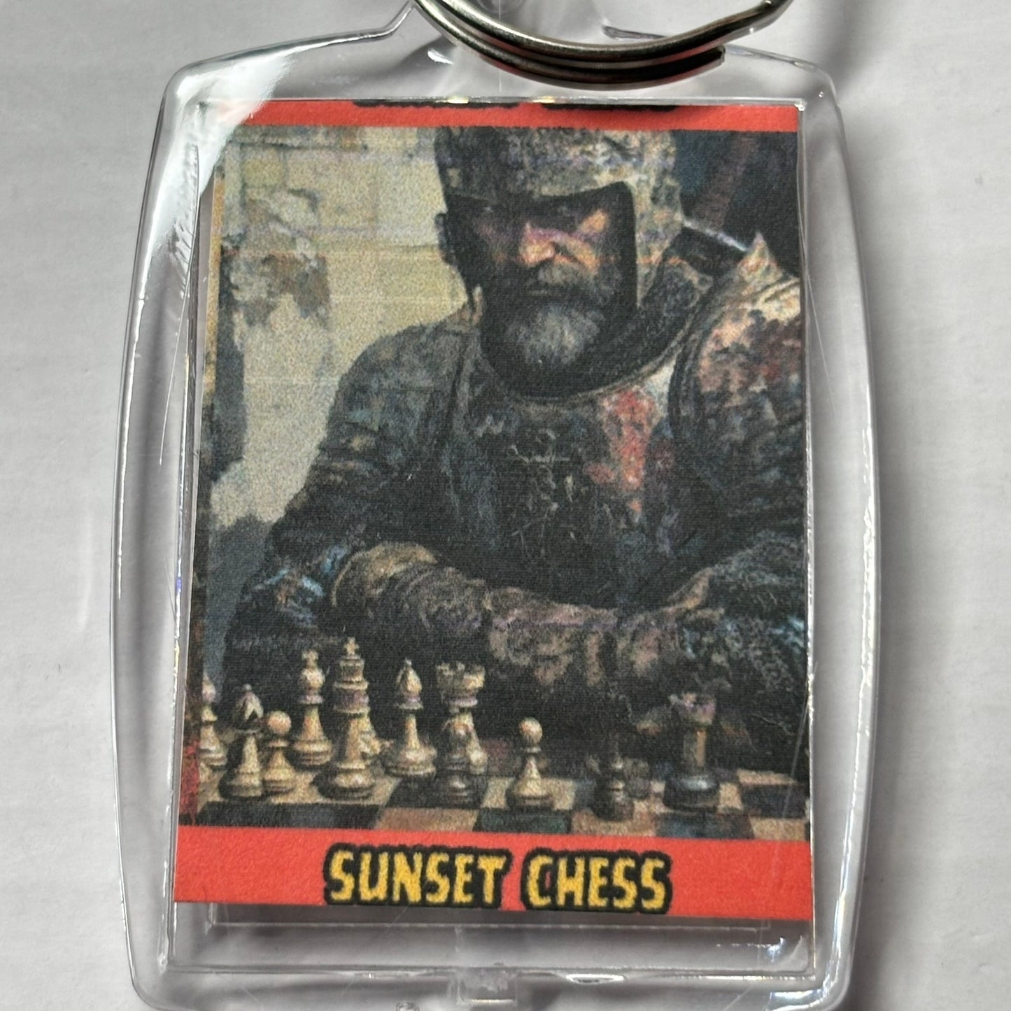 Warrior - Chess  Photo Keychain