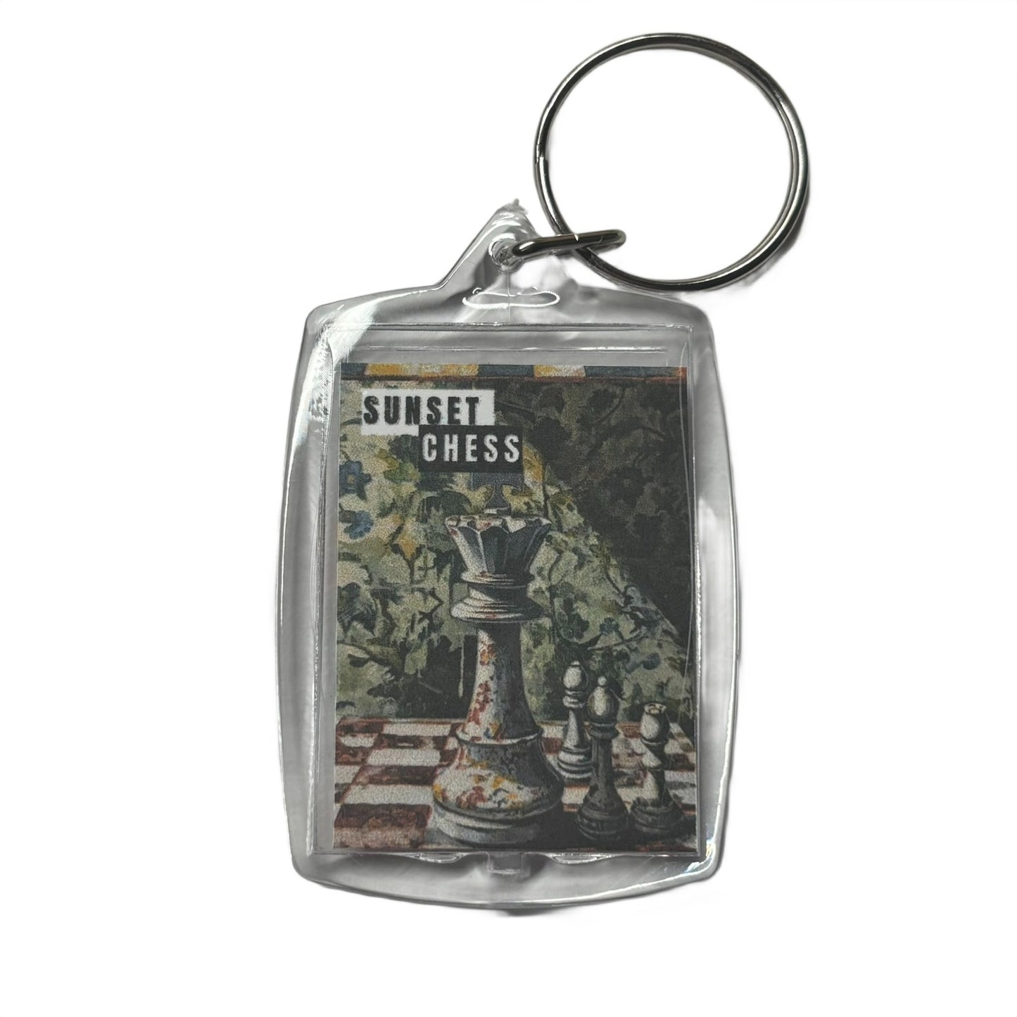 Fancy Vintage - Chess  Photo Keychain
