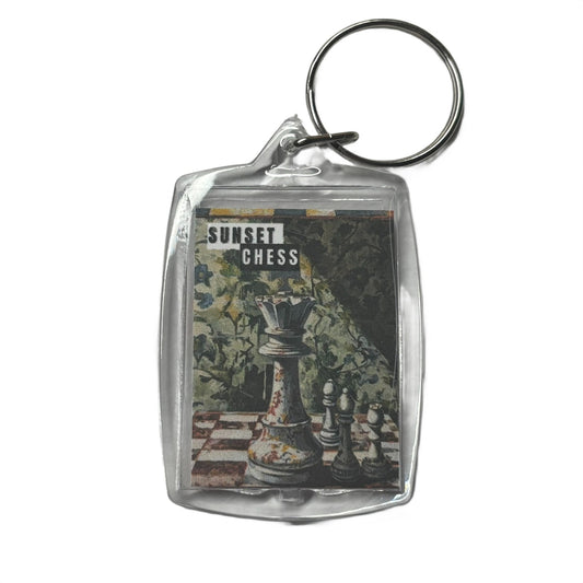 Fancy Vintage - Chess  Photo Keychain