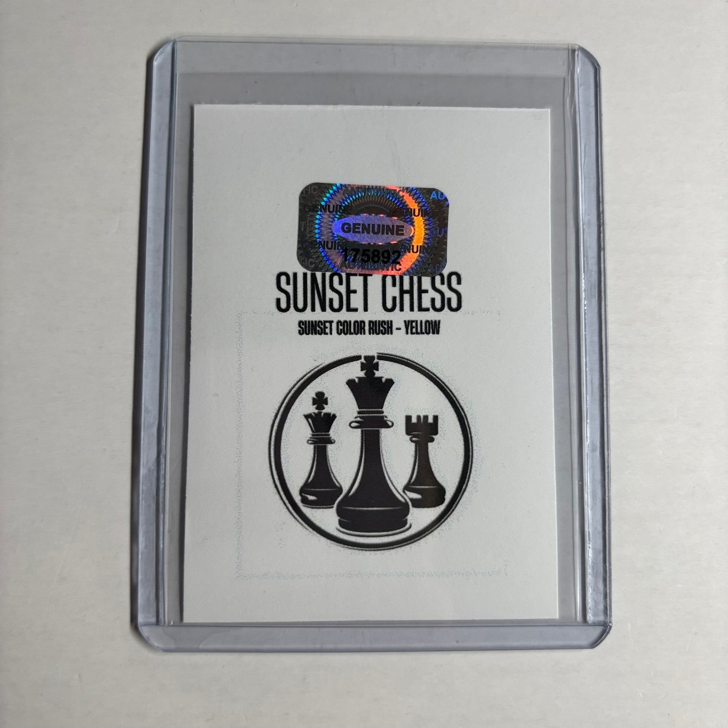 Yellow Collection - Trading Card
