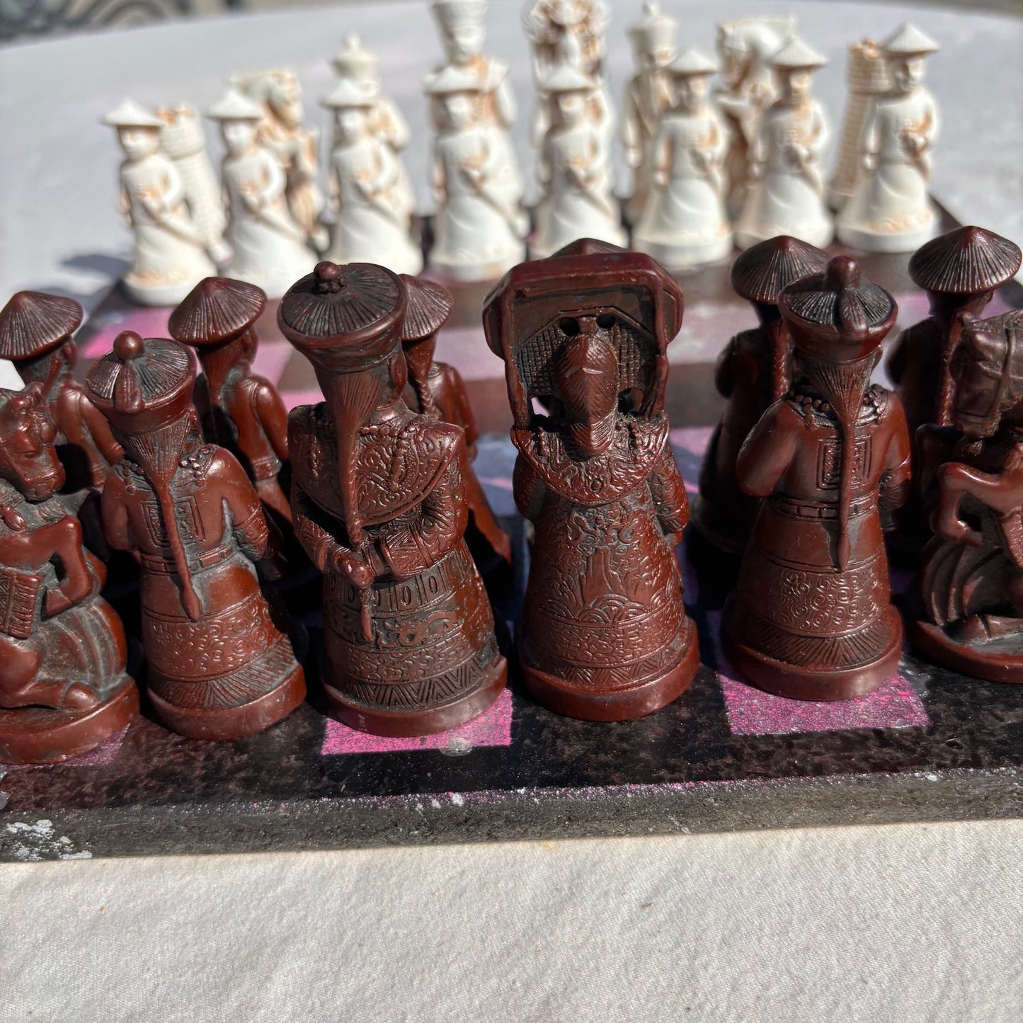 Pink Space Void - Chinese Edition Chess Set