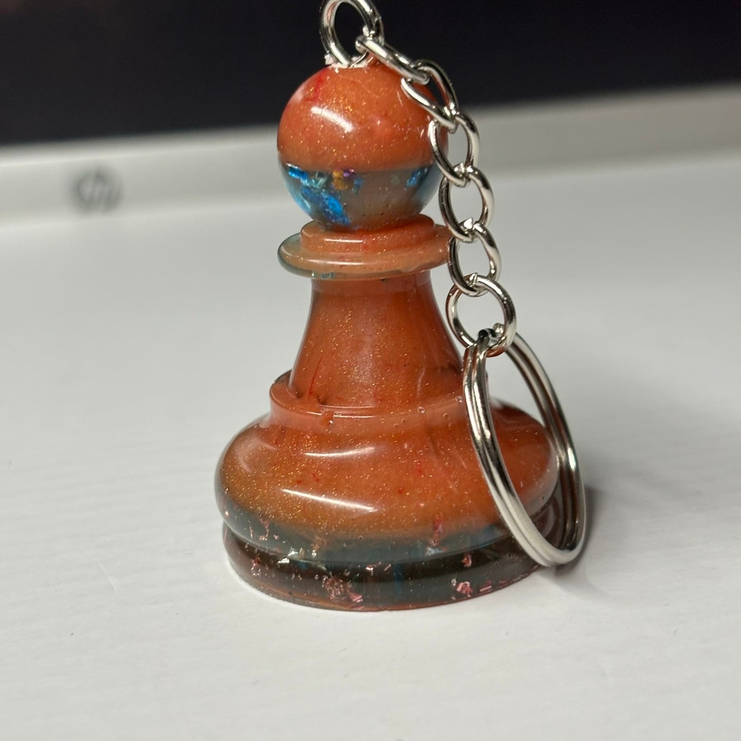 Luxury Pawn - Handmade Resin Keychain - Large Edition