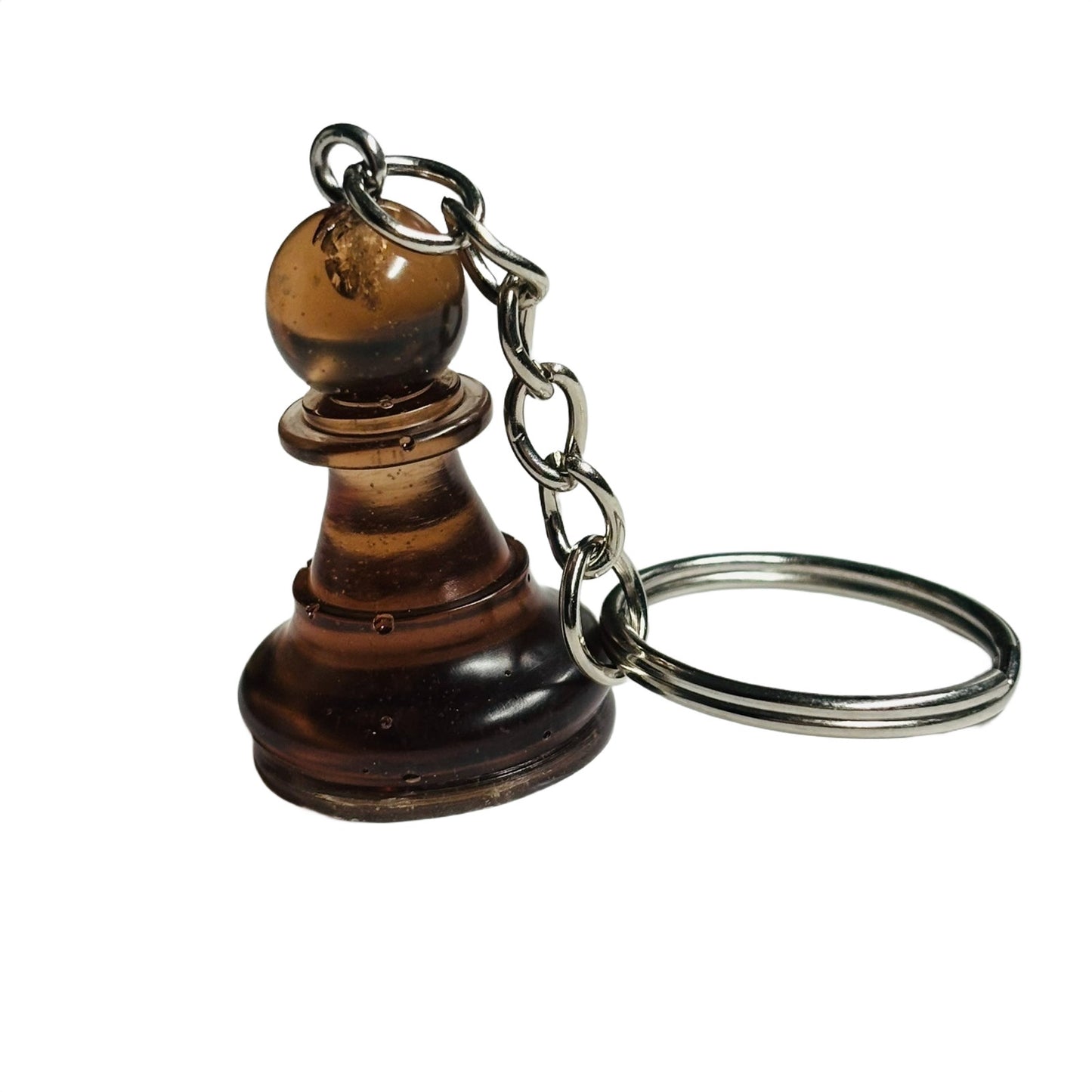 Coffee Brown Pawn - Handmade Resin Keychain