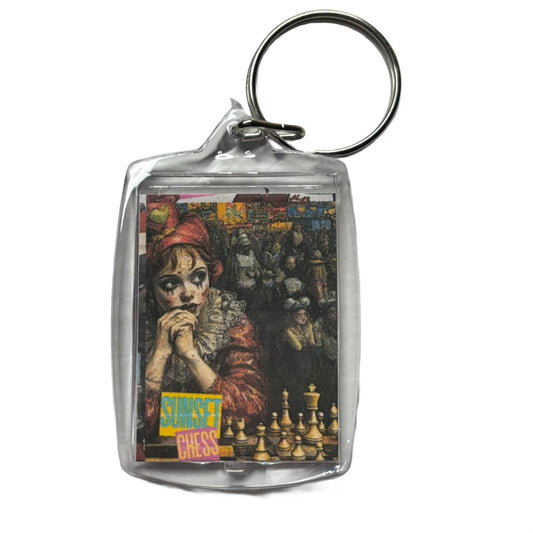 Young Lady - Chess  Photo Keychain