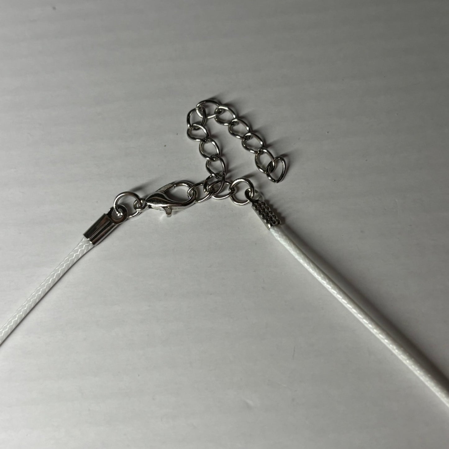 Lime Green Red Print Pawn - Handmade Resin Chess Necklace