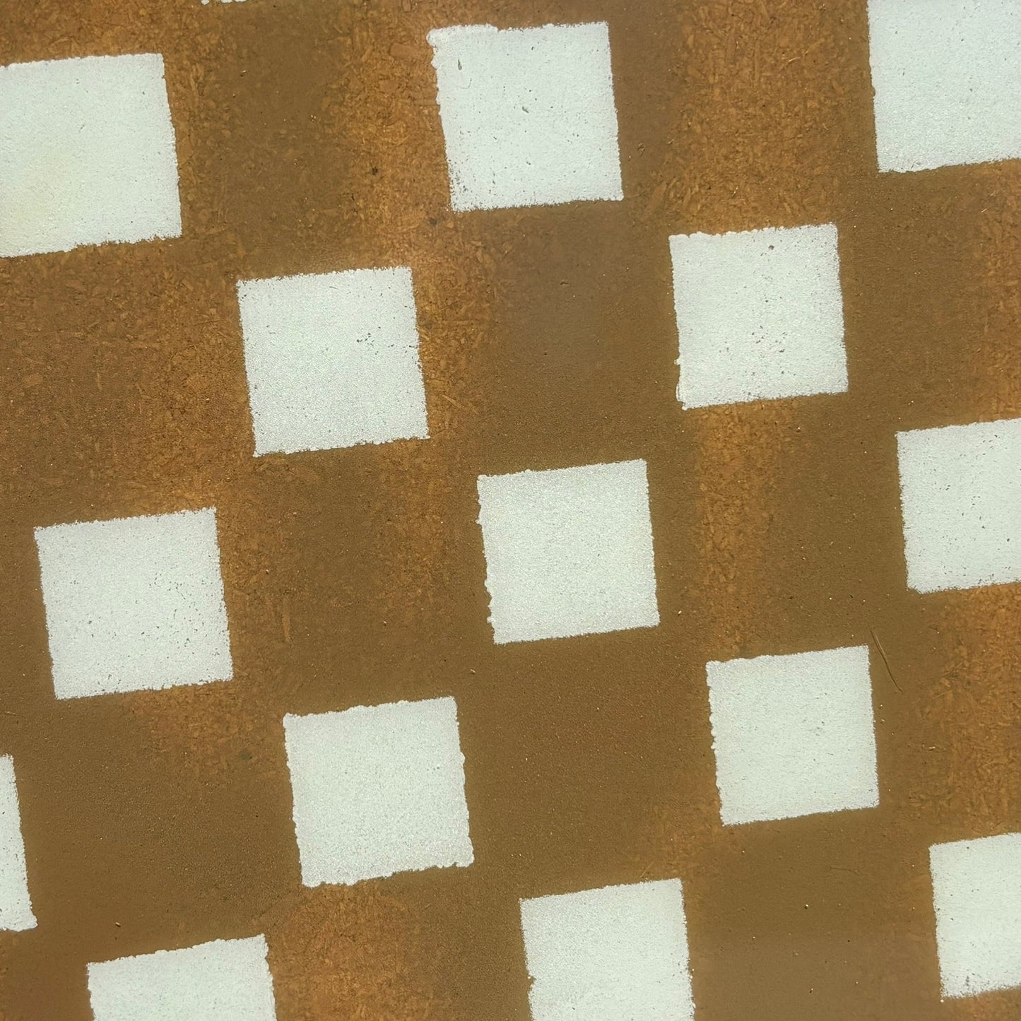Simple Brown - Resin Coated Chess Board