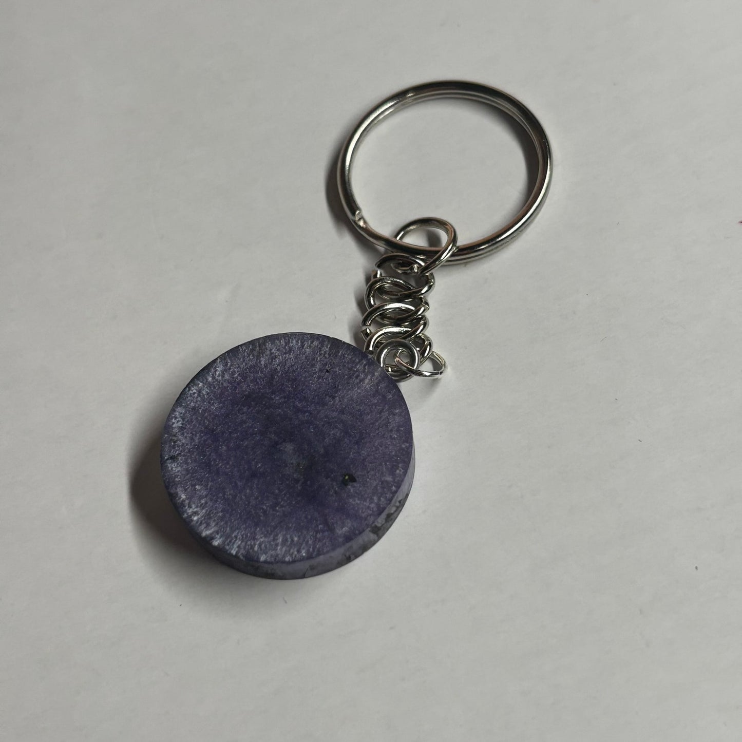 Midnight Purple Pawn - Handmade Resin Keychain