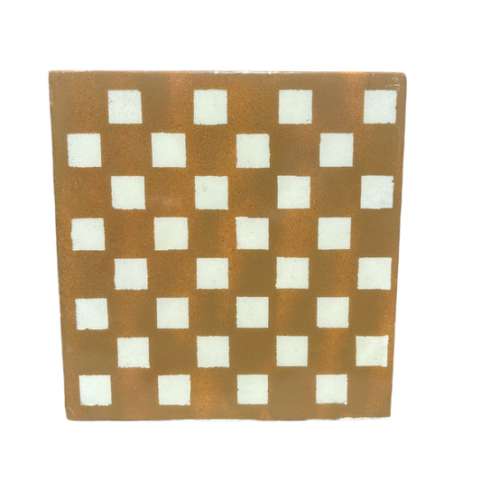 Simple Brown - Resin Coated Chess Board