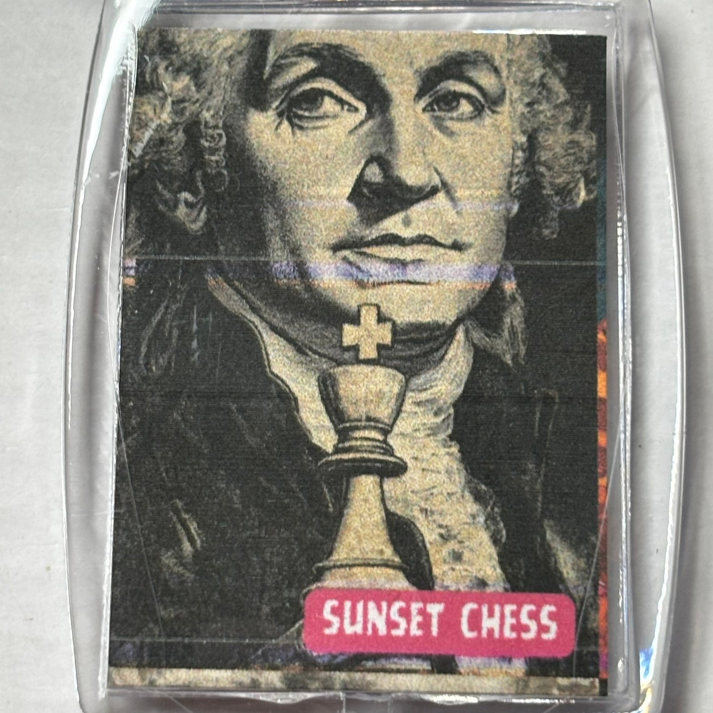 Presidential - Chess  Photo Keychain