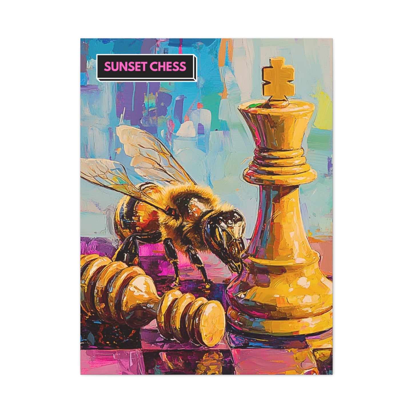 Sweet Like Honey - Canvas Chess Print 30"x40"