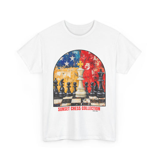 Nations Unite - white Chess T Shirt