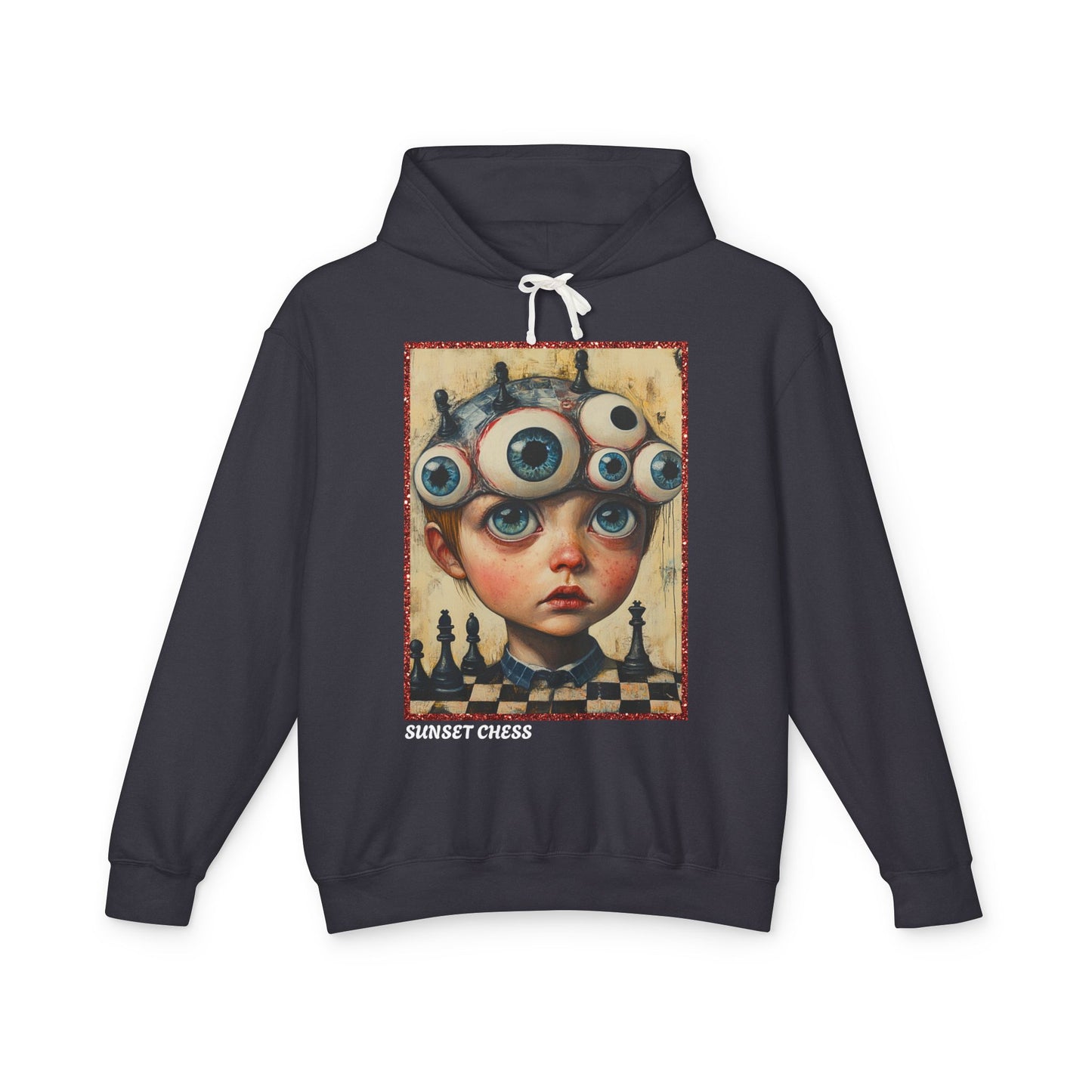 All Eyes On Me - Black Chess Hoodie
