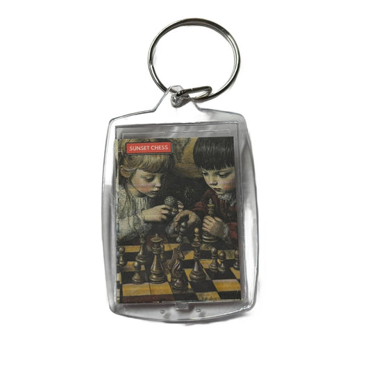 The Children - Chess  Photo Keychain