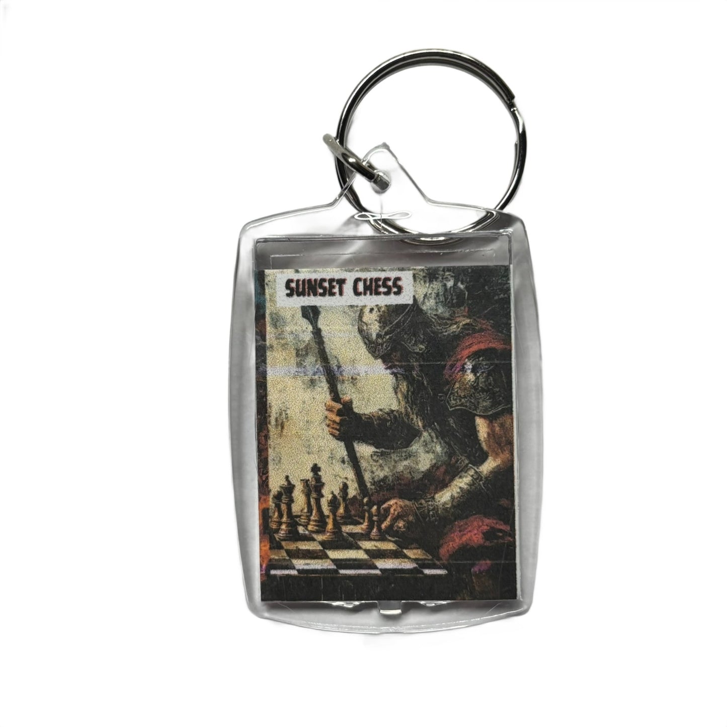 Brave Warrior - Chess  Photo Keychain