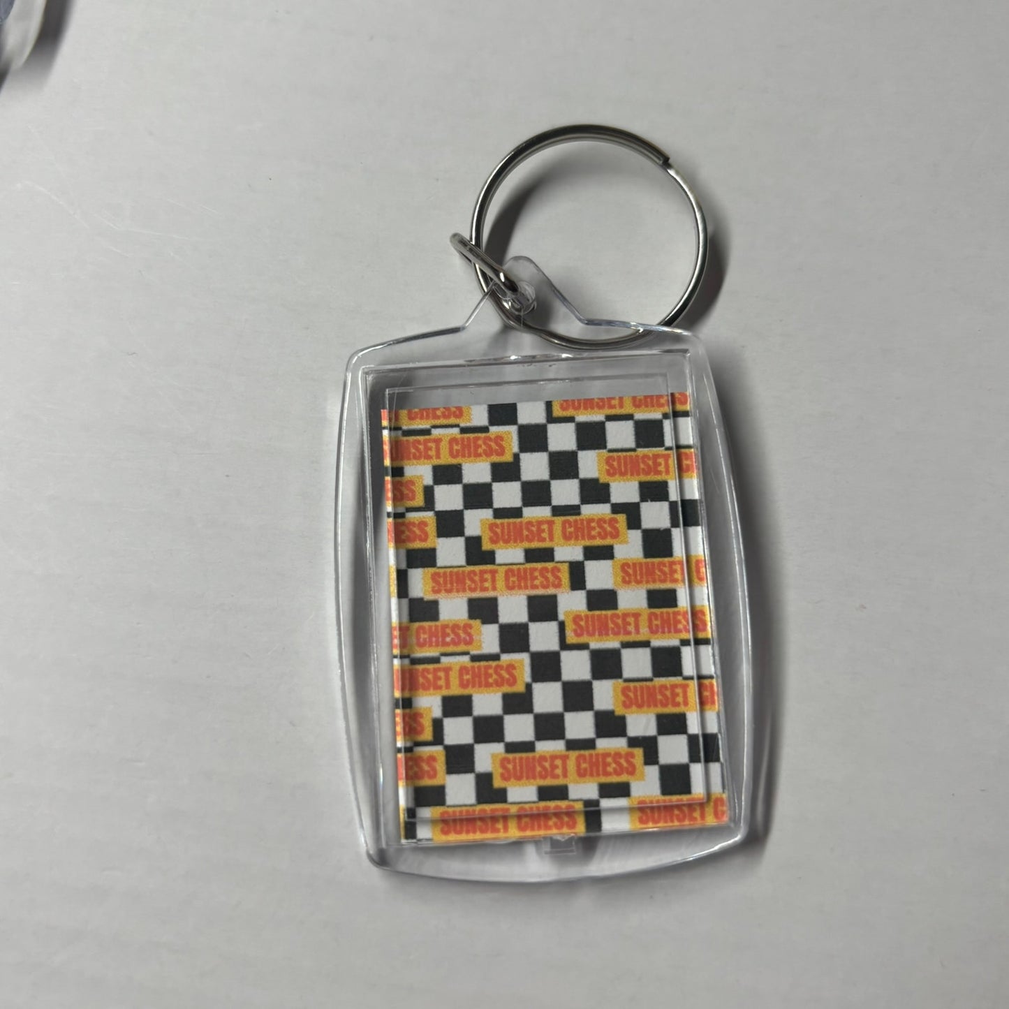 Young Egyptian - Chess  Photo Keychain