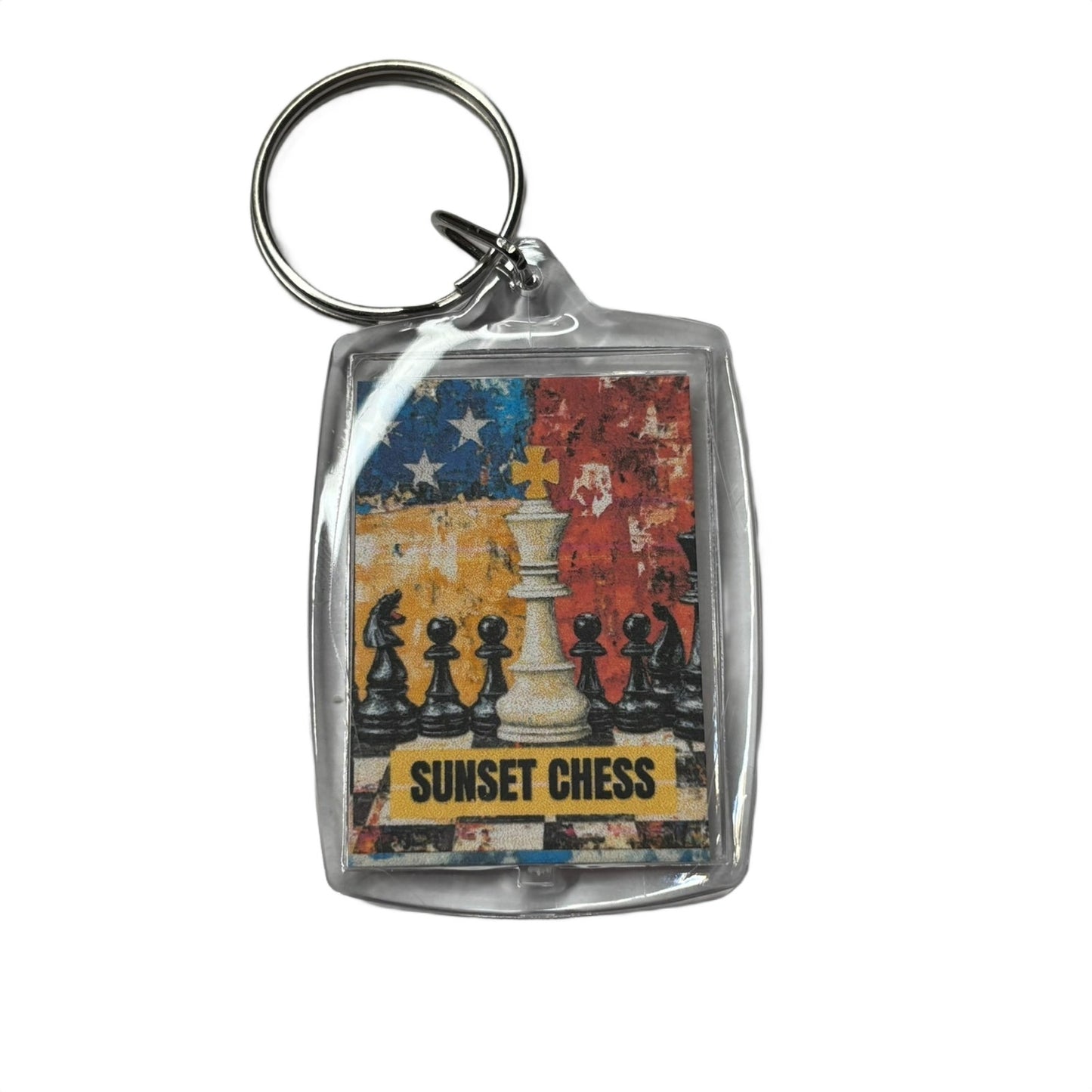 King Center - Chess  Photo Keychain