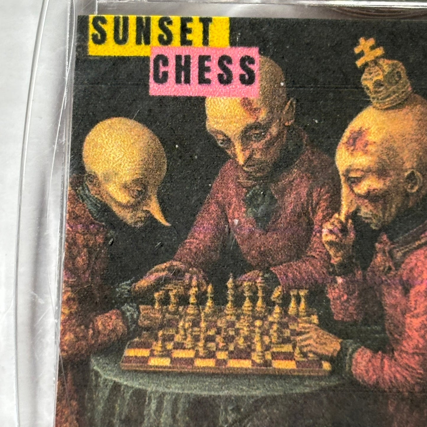 Triplets - Chess  Photo Keychain