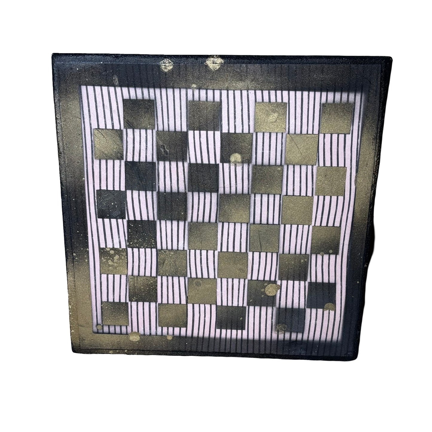 Gold Lining - Scrapbook Chess Board